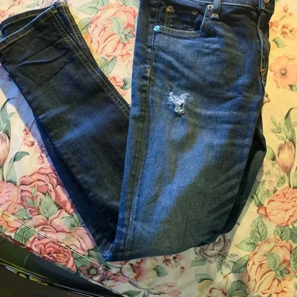 Rag and Bone Women’s Jeans Size 26 Destressed - Picture 9 of 9